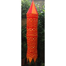 Lampenschirm aus Baumwolle 180 cm Dekolampe Indischer...