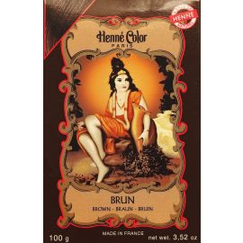 Henna Color BRAUN BRUN  Haarfarbe Pulver Haarfärbemittel Haar Farbe