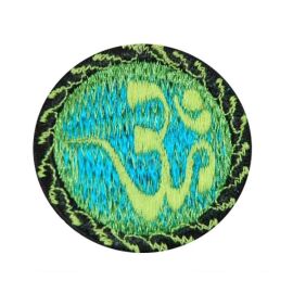 Aufnäher,Patches, Textilaufnäher, 5 cm OM