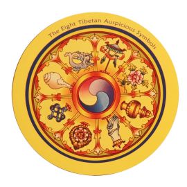 Magnet, The eight Tibetan Auspicious Symbols, Kühlschrankmagnet, Kühlschrank magnet , Pinnwand magnet , 7,2 cm