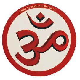 Magnet, Holy Symbol of Hinduism, Kühlschrankmagnet, Kühlschrank magnet , Pinnwand magnet , 7,2 cm