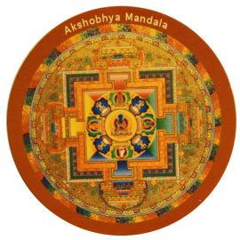 Magnet, Akshobhya Mandala , Kühlschrankmagnet, Kühlschrank magnet , Pinnwand magnet , 7,2 cm