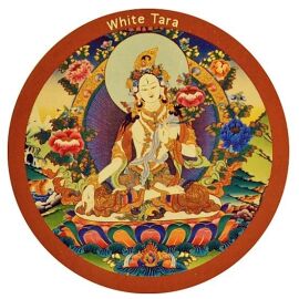 Magnet, White Tara , Kühlschrankmagnet, Kühlschrank magnet , Pinnwand magnet , 7,2 cm