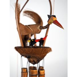 Windspiel & Klangspiel "Vogelnest", ca. 60 cm lang