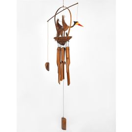 Windspiel & Klangspiel "Vogelnest", ca. 60 cm lang
