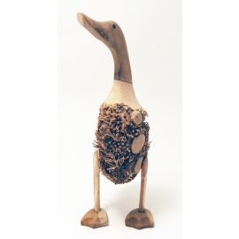 Ente,Laufente aus Bambuswurzel , Holz Ente, ca 40 cm