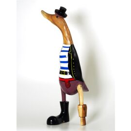 Ente Holz Pirat Höhe ca. 40 cm
