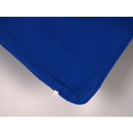 Kissenhülle Kissenbezug "KERALA" royalblau ca. 40x40 cm 100% Baumwolle