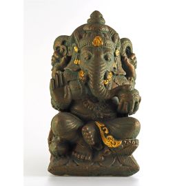 Ganesha aus Steinguss Höhe ca. 28 cm