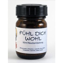 HATHIs Räuchermischung "Fühl Dich Wohl" 50 ml aus 100% naturreinen aromatischen Stoffen