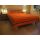 Tagesdecke "KERALA" mandarin-orange-gelb gestreift 100% Cotton ca 225 x 270 cm
