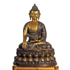 Buddha sitzend mit Bhumispara-Mudra aus...