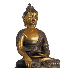 Buddha sitzend mit Bhumisparsha-Mudra aus...