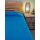 Tagesdecke "KERALA" azurblau unifarben 100% Cotton, ca. 225 x 270 cm