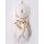 Baum des Lebens Traumfänger "Dream Catcher" in weiß mit Muschel, ca. 9x25 cm