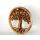 Baum des Lebens im Ring aus Suar Holz, naturfarben, ca. 20 cm groß