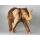 "Asiatischer Elefant" Figur aus Suar Holz, naturfarben, ca. 34 cm lang