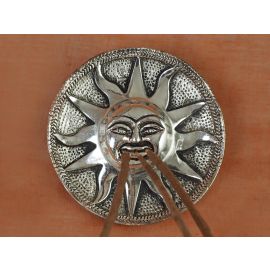 Räucherstäbchenhalter "Lächelnde Sonne" | ca. 9,5 cm Durchmesser