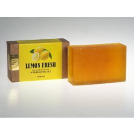 Handgemachte Seife LEMON FRESH 125 g mit ätherischen...