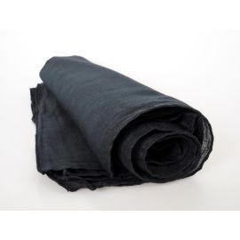 Tuch Halstuch 100% Baumwolle unifarben schwarz | ca. 100 x100 cm