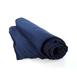 Tuch Halstuch 100% Baumwolle unifarben marineblau | ca. 100 x100 cm