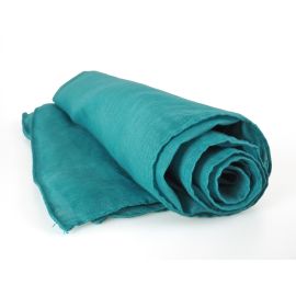 Halstuch Tuch Cotton Baumwolle uni einfarbig TÜRKIS ca 95 x 95 cm 