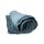 Tuch Halstuch 100% Baumwolle unifarben grau | ca. 100 x100 cm