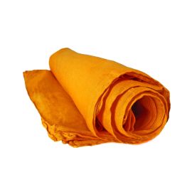 Tuch Halstuch 100% Baumwolle unifarben safran-gelb | ca. 100 x100 cm