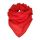 Tuch Halstuch 100% Baumwolle unifarben rot | ca. 100 x100 cm