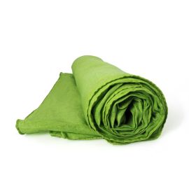 Tuch Halstuch 100% Baumwolle unifarben apfelgrün | ca. 100 x100 cm