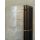 Wandlampenschirm mit Muschelplättchen & Holzstäben | ca. 30x23x12,5 cm