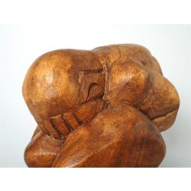 Yogi Buddha Figur aus Suar Holz | Höhe ca. 12 cm