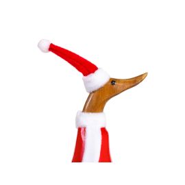 Ente Holz Weihnachtsente  ca 40 cm