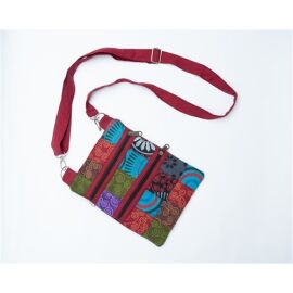 Umhängetasche;Schultertasche Patchwork in 3 Farben