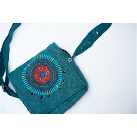 Umhängetasche mit besticktem Mandala in 3 Farben