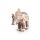 Elefant Holz white wash  20 cm