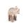 Elefant Holz white wash  20 cm