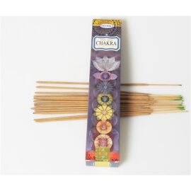 CHAKRA Räucherstäbchen 15 g | DEEPIKA Pure...