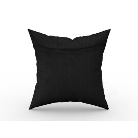 Kissenhülle Brokat 40 x 40 cm schwarz