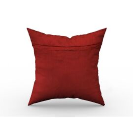 Kissenhülle 40 x 40 cm Brokat rot