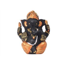 Ganesha sitzend 12 cm Resin