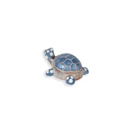 Schildkröte blau-weiß