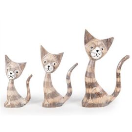 Katze grau gestreift