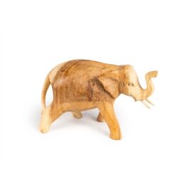 Elefant aus Suar Holz geschnitzt (8cm)