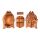Box Buddha aus Suar Holz
