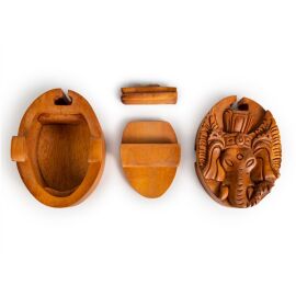 Box Ganesha aus Suar Holz