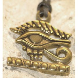 Amulett Messing UDJAT-Das heilige Auge Horus