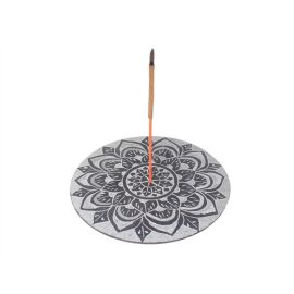 Räucherstäbchenhalter rund Speckstein Mandala