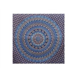 Decke bedruckt, Überwurf Camel- Mandala ca 210x240 cm