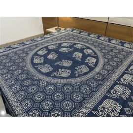 Decke bedruckt, Überwurf ELEFANT ca 210x240 cm